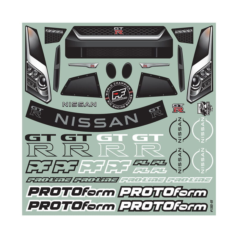 Protoform 1_10 Nissan GT-R R35 Clr Karosserie_ Losi 22S Drag Car - RC-Zubehoer