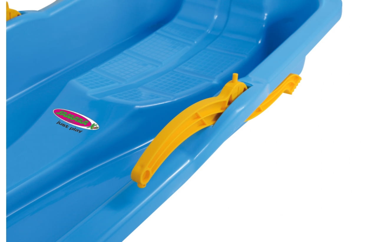 Jamara Snow Play Bob Schlitten Karol mit Bremse 80cm blau