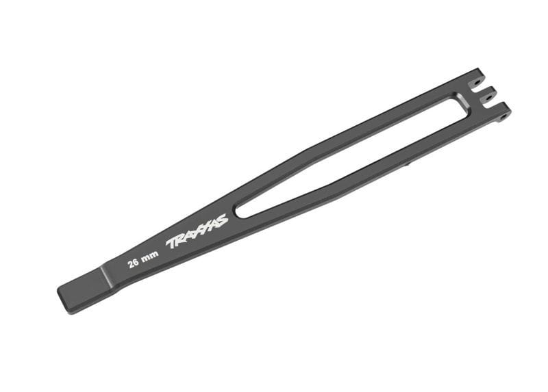 Traxxas Akkuhalter 6061-T6 Alu grau - RC-Zubehoer