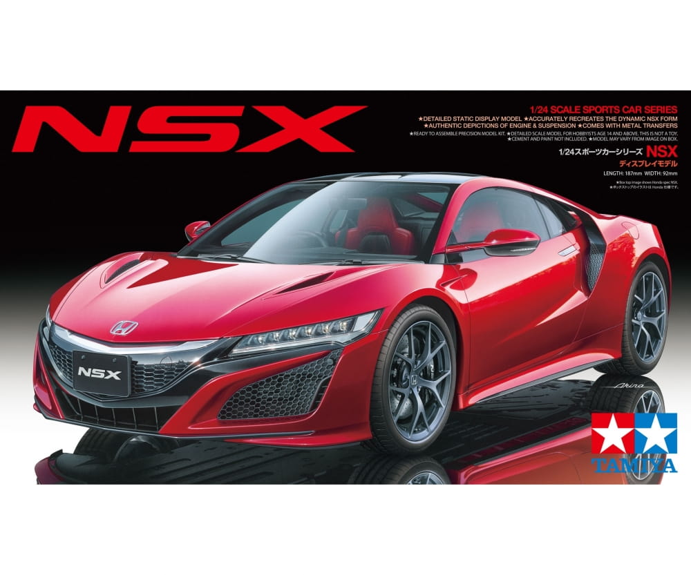 Tamiya HONDA / ACURA NSX 1:24 Platik Modellbau Auto Bausatz