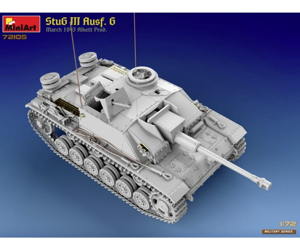 MiniArt 1:72 StuG III Ausf. G Prod. M Plastik Modellbausatz