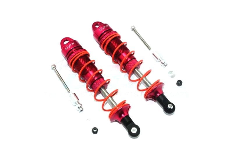 GPM Alu Daempfer hinten 110mm rot fuer ARRMA Senton_ Typhon_ Kraton _v_ Talion _v_ 6s - RC-Zubehoer