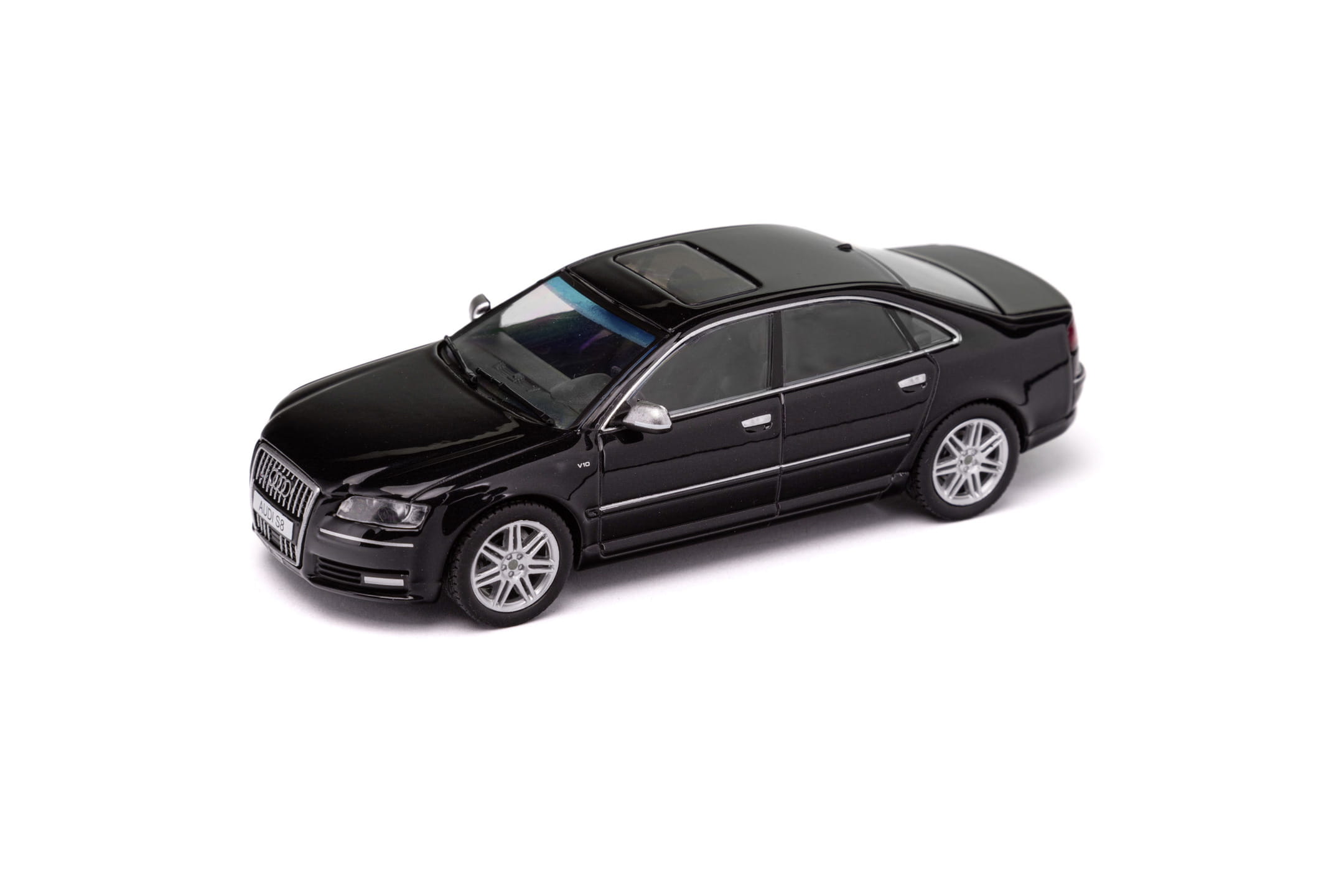 Solido 1_43 Audi D3 S8 Modellauto 2010 Night Blue Pearl – Detailgetreu und hochwertig