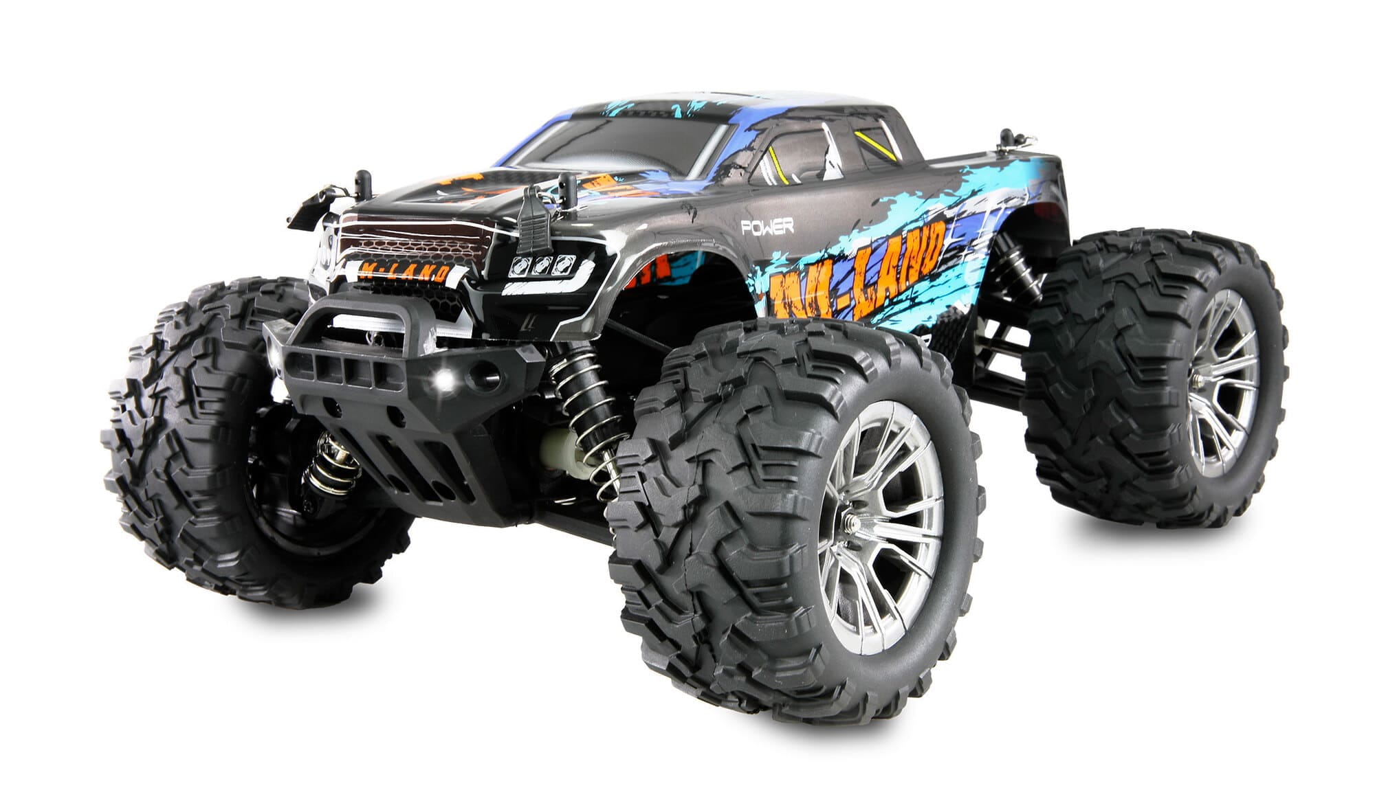 Amewi M-Land RC Monstertruck 48km_h 4WD 1_16 RTR blau - Art_-Nr. 22623