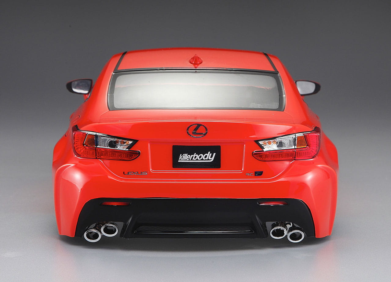 Killerbody Lexus RC F 195mm Orange lackiert_ RTU all-in - RC-Zubehoer