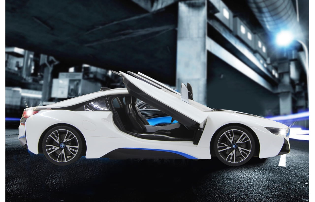 Jamara BMW I8 1:14 weiß Tür fernbedienbar 2,4Ghz
