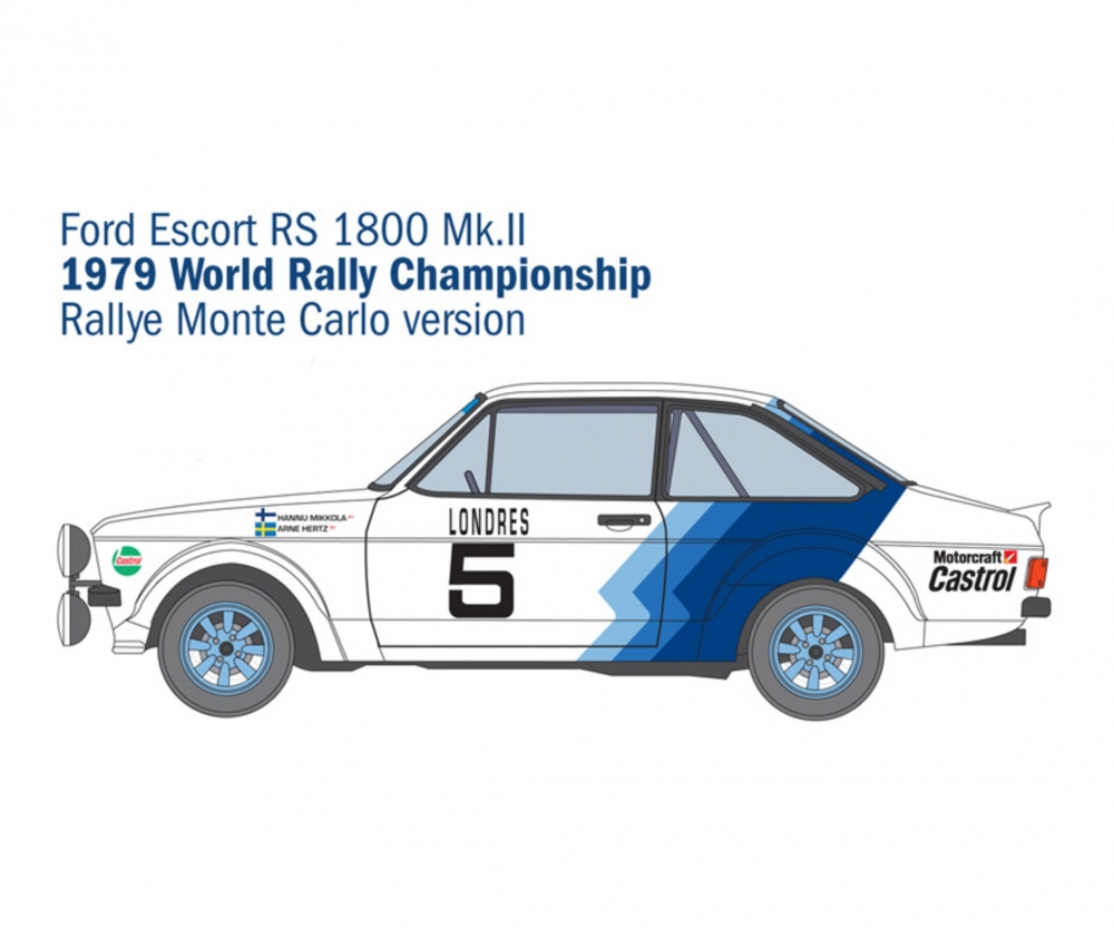 Italeri 1:24 Ford Escort Mk.II