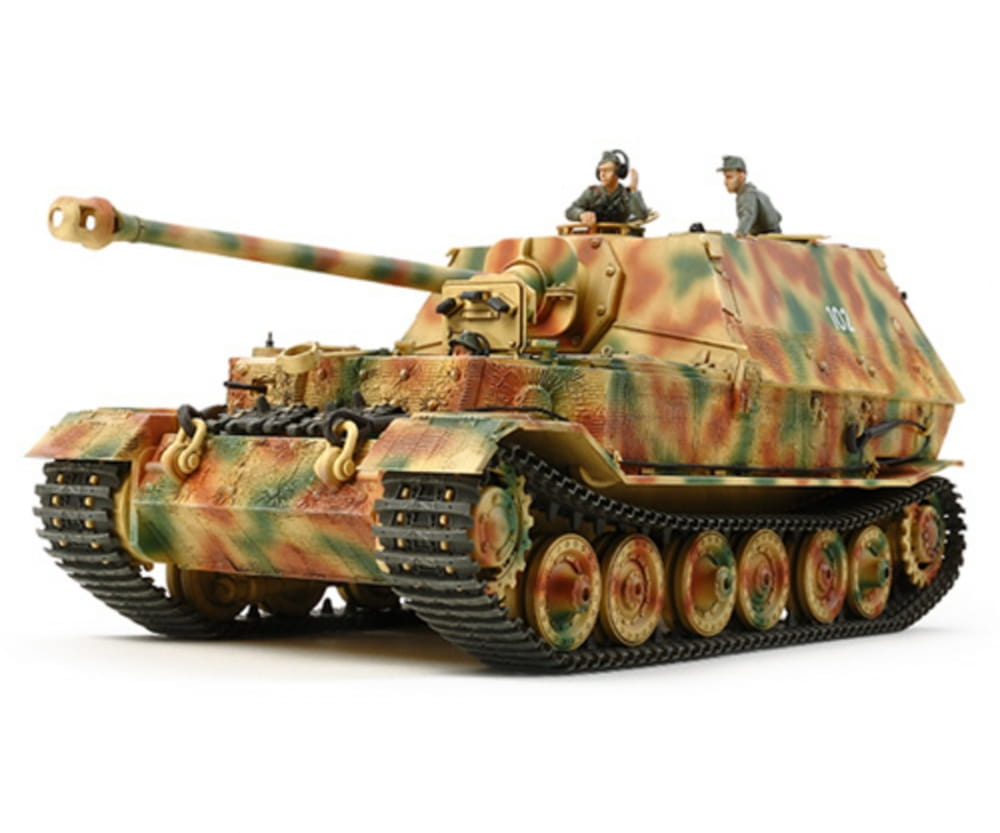 Tamiya WWII Deutscher schwerer Kampfpanzer Elefant 1:35 Plastik Modellbau Militär Bausatz