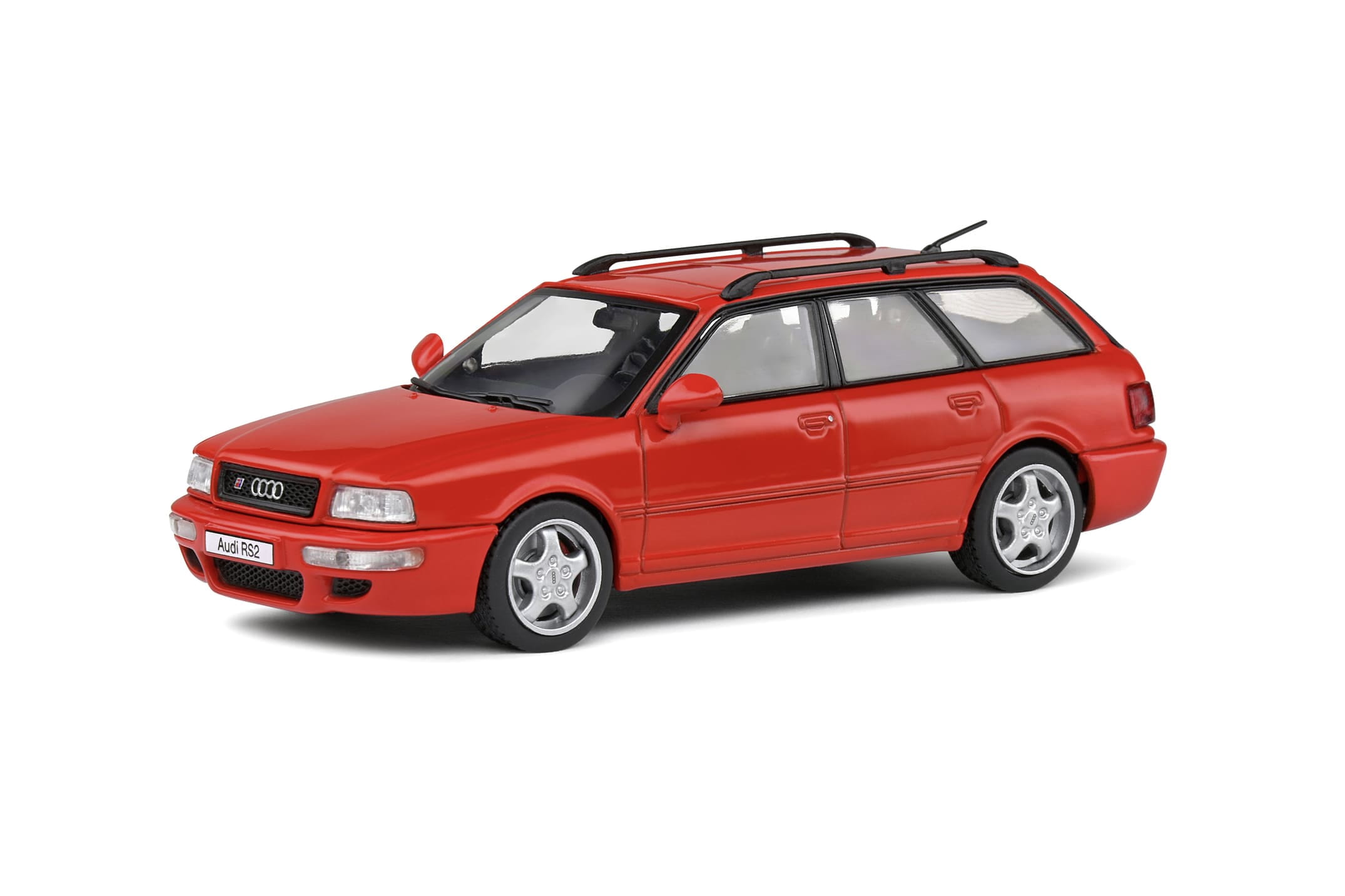 Solido 1_43 Audi RS2 Avant Modell 1995 Lazer Red Detailgetreue Nachbildung