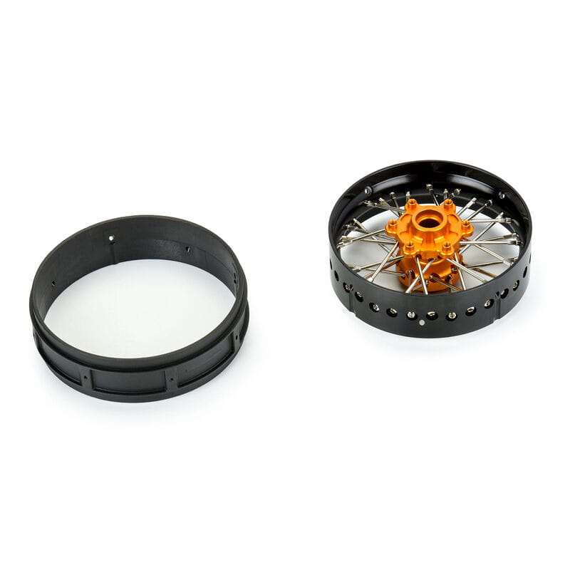 Proline 1_4 Pro-Spec Aluminum V2 Bead Front Felge Schwarz_Gold _1_ Promoto-SM - RC-Zubehoer