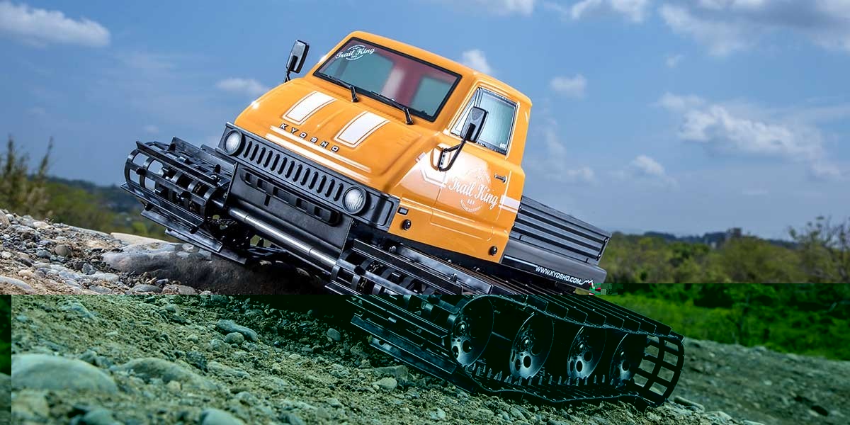 KYOSHO Pistenraupe Trail King orange RTR kyosho trail king pistenraupe rtr orange