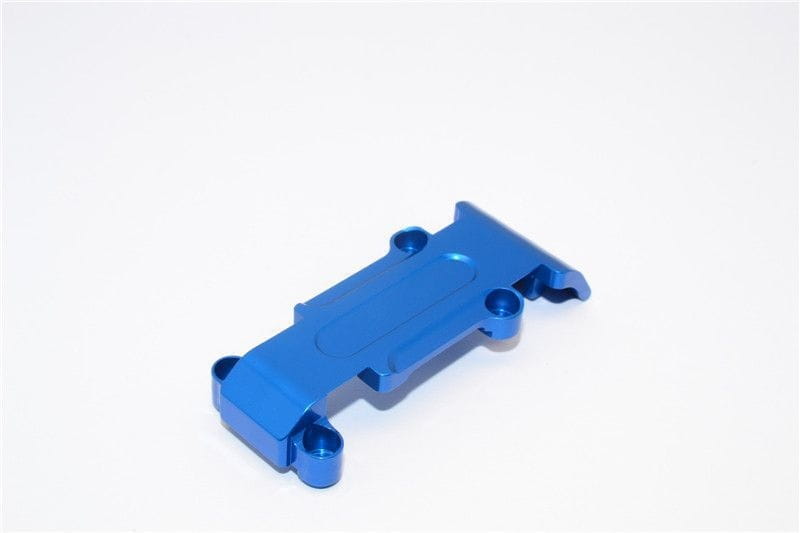 GPM Alu Unterbodenplatte eloxiert hinten blau fuer Traxxas 1_16 E-Revo - RC-Zubehoer