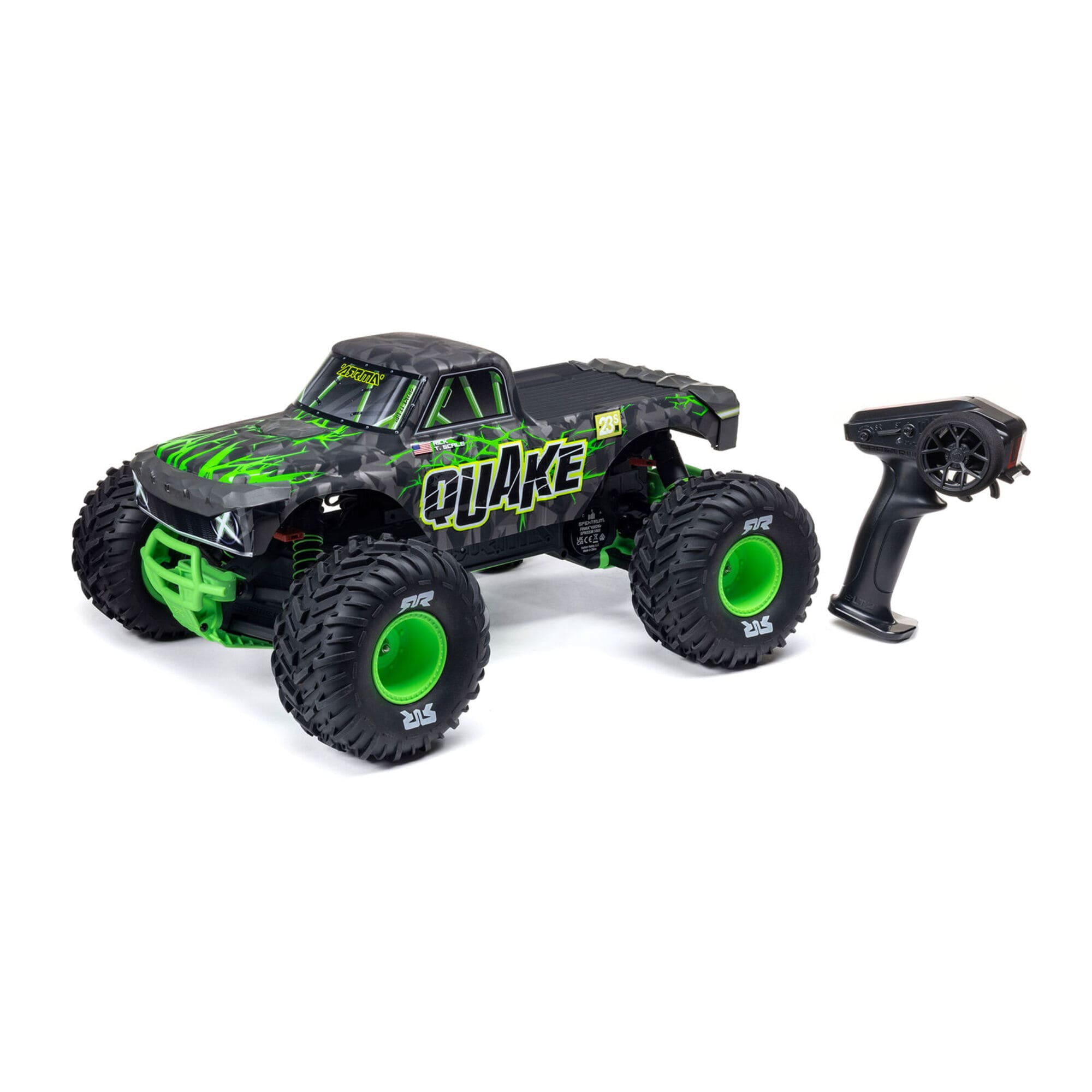 ARRMA QUAKE 223S DSC 2WD RTR Brushless Monster Truck in Gruen_