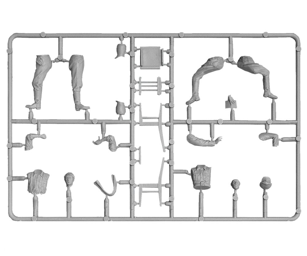 Plastikmodellbau von Miniart 1-35 fig dt soldaten in ruhe 5 s