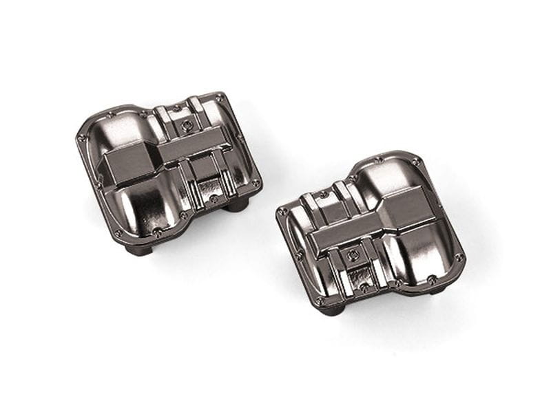 Traxxas Differential-Abdeckung v_h schwarz-chrom - RC-Zubehoer