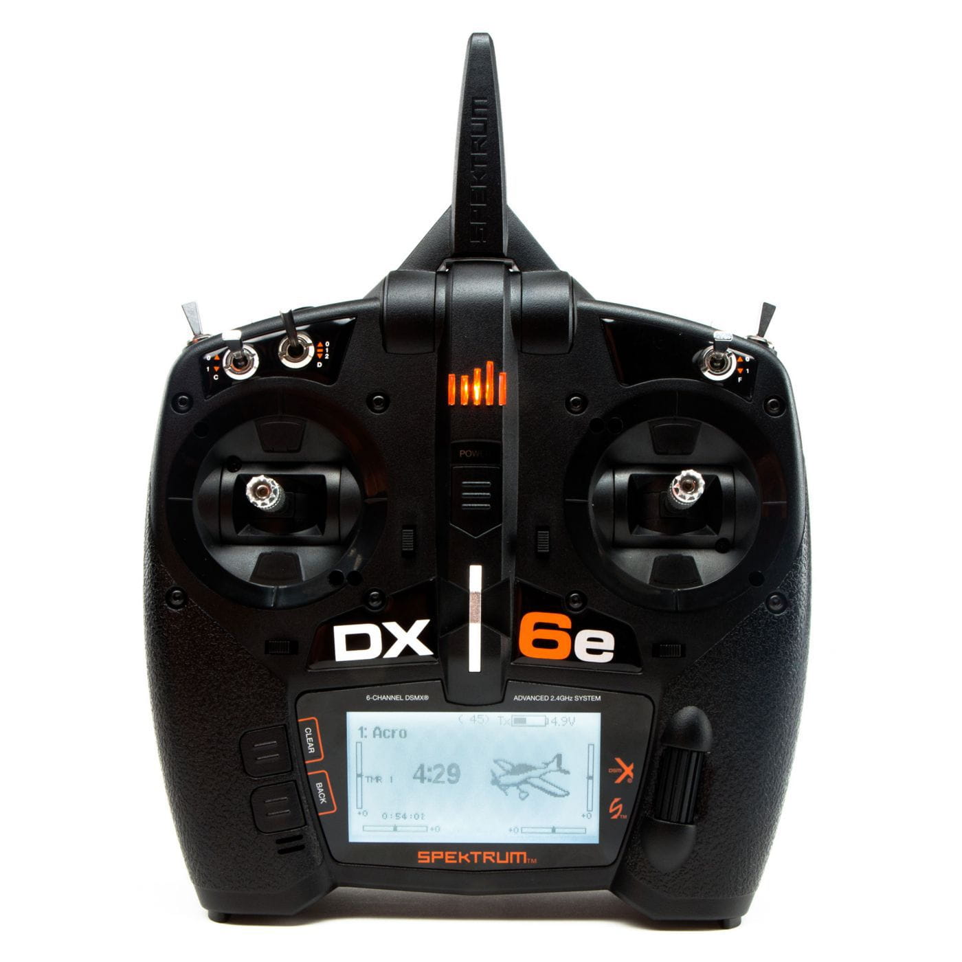 Spektrum DX6e DSMX 6 Kanal RC Fernsteuerung mit Telemetrie_