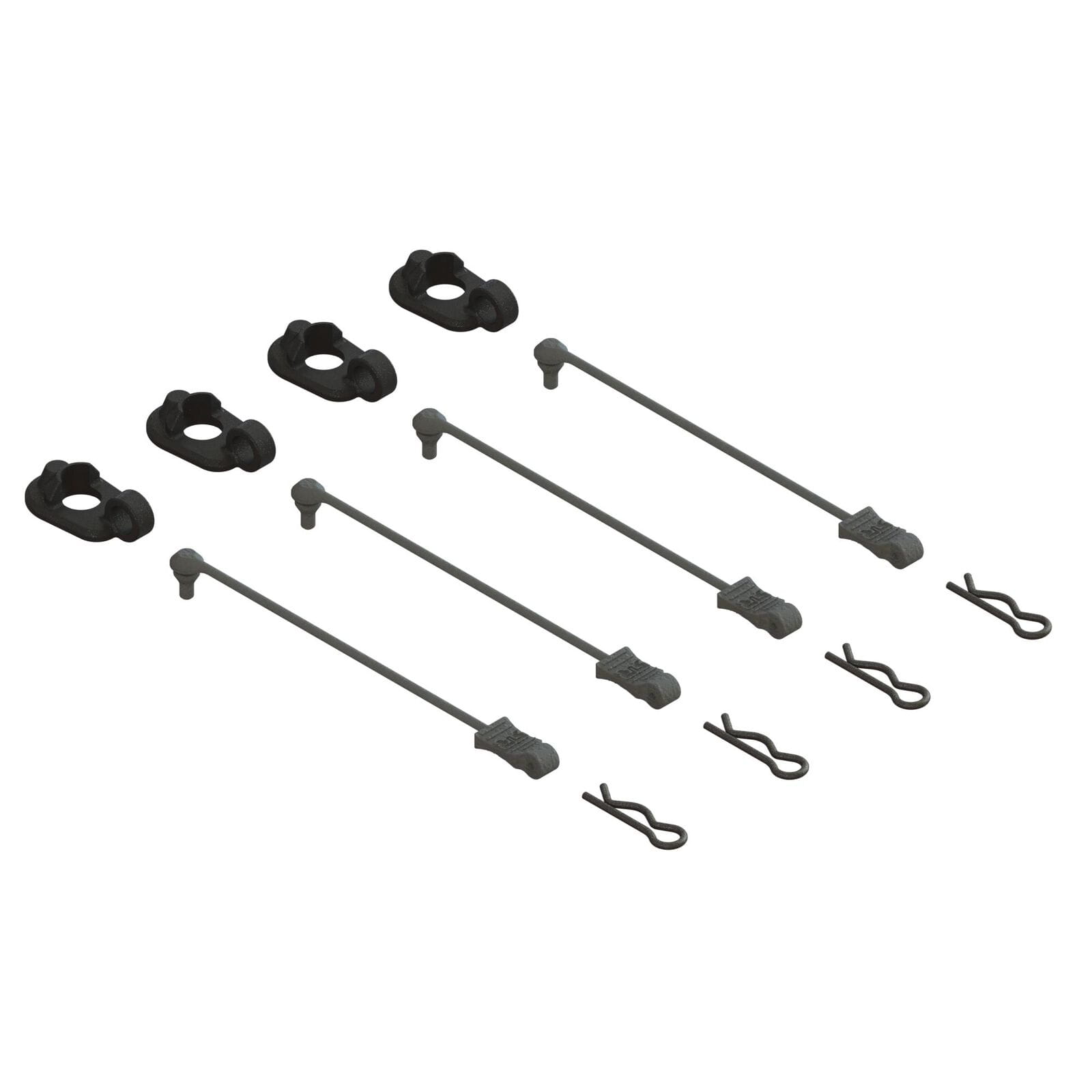 Arrma Karosserie Clip and Pad Set - RC-Zubehoer
