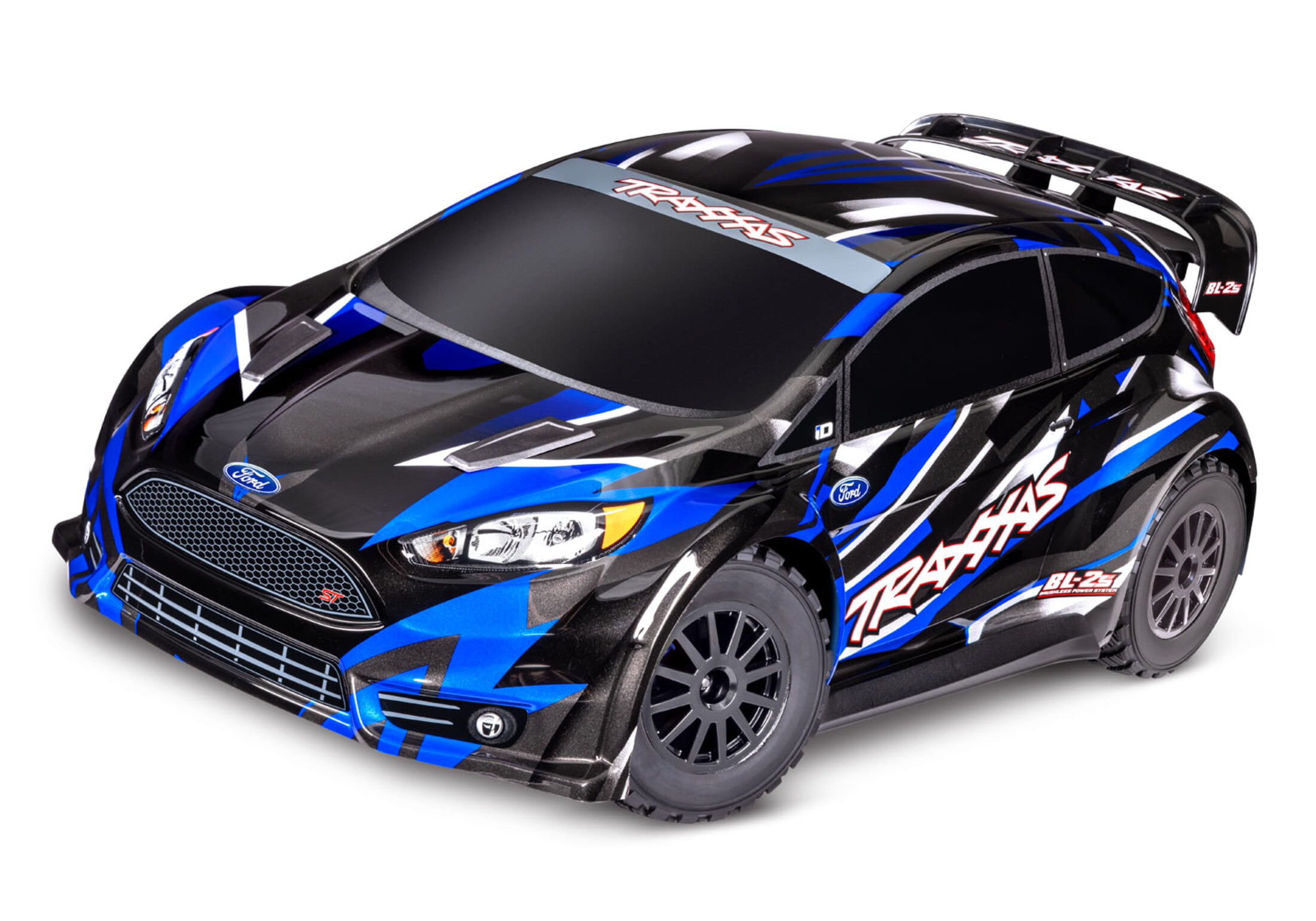 Traxxas RC Ford Fiesta ST 4x4 BL 2S Rally RTR 1-10 blau