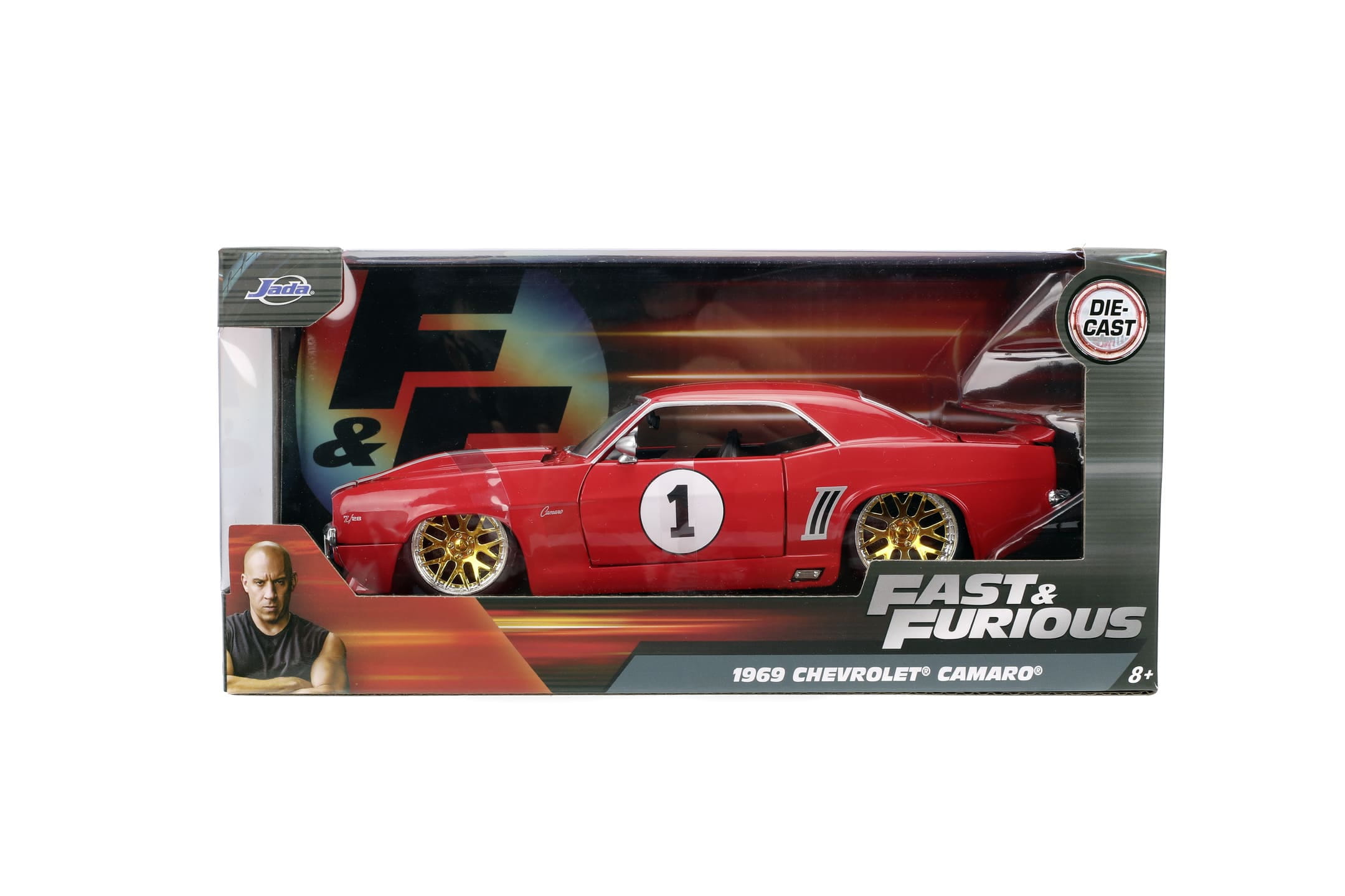 1969 Chevrolet Camaro Modellauto 1_24 rot von Jada Toys