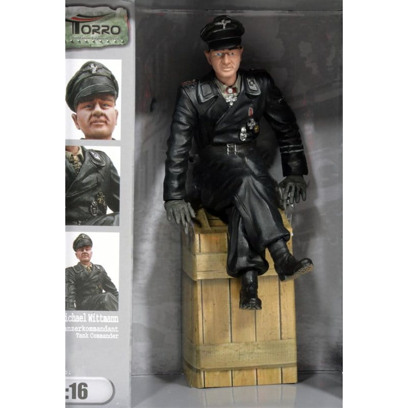 Torro 1_16 Figuren Serie Figur _Michael Wittmann_ Hauptsturmfuehrer sitzend - RC-Zubehoer