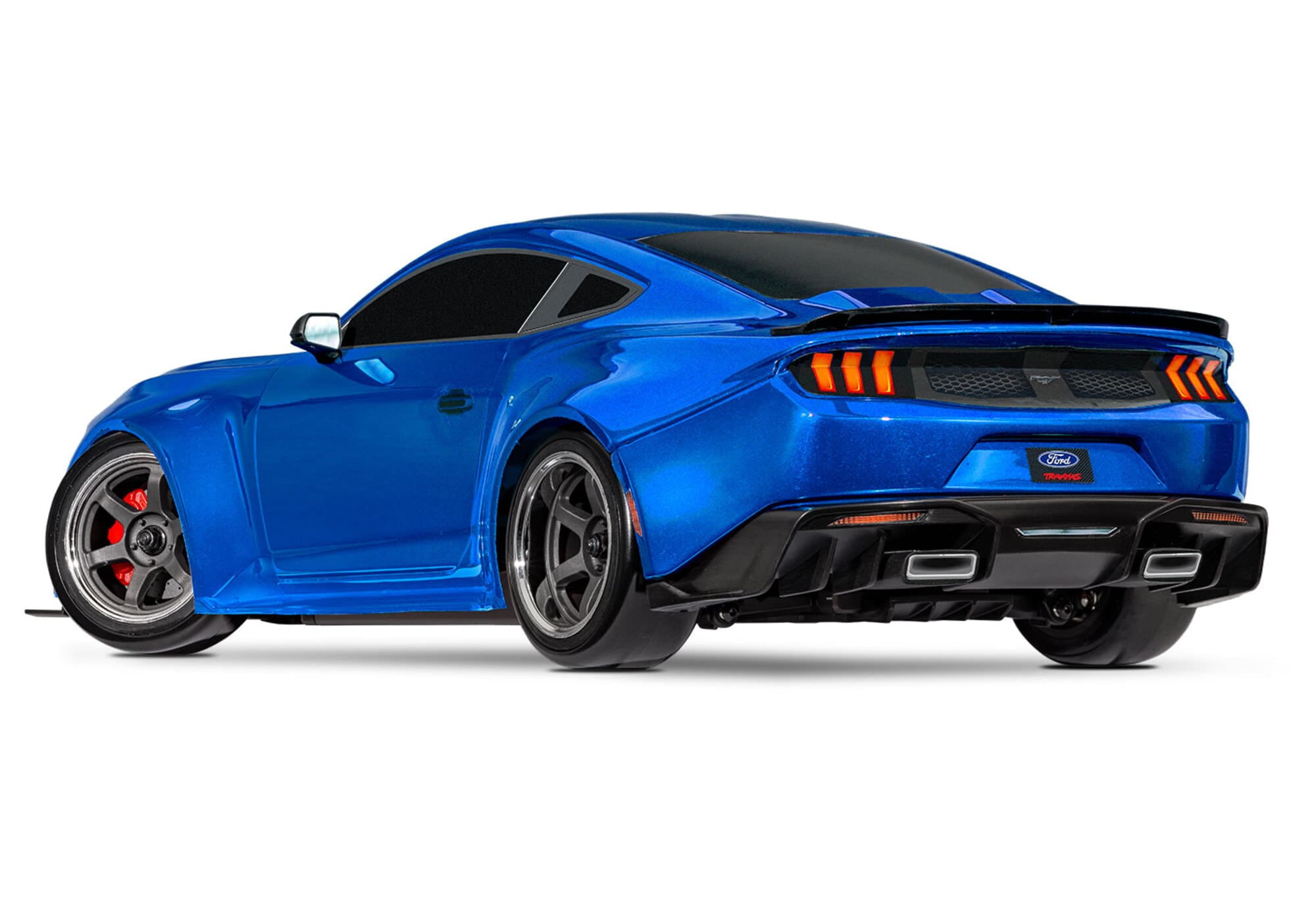 traxxas 4tec ford mustang drift 1_10 2wd rtr blau Traxxas 4-TEC Ford Mustang Drift Blau 1_10 RTR Modell mit TSM Drift-Technologie und 2WD Antrieb