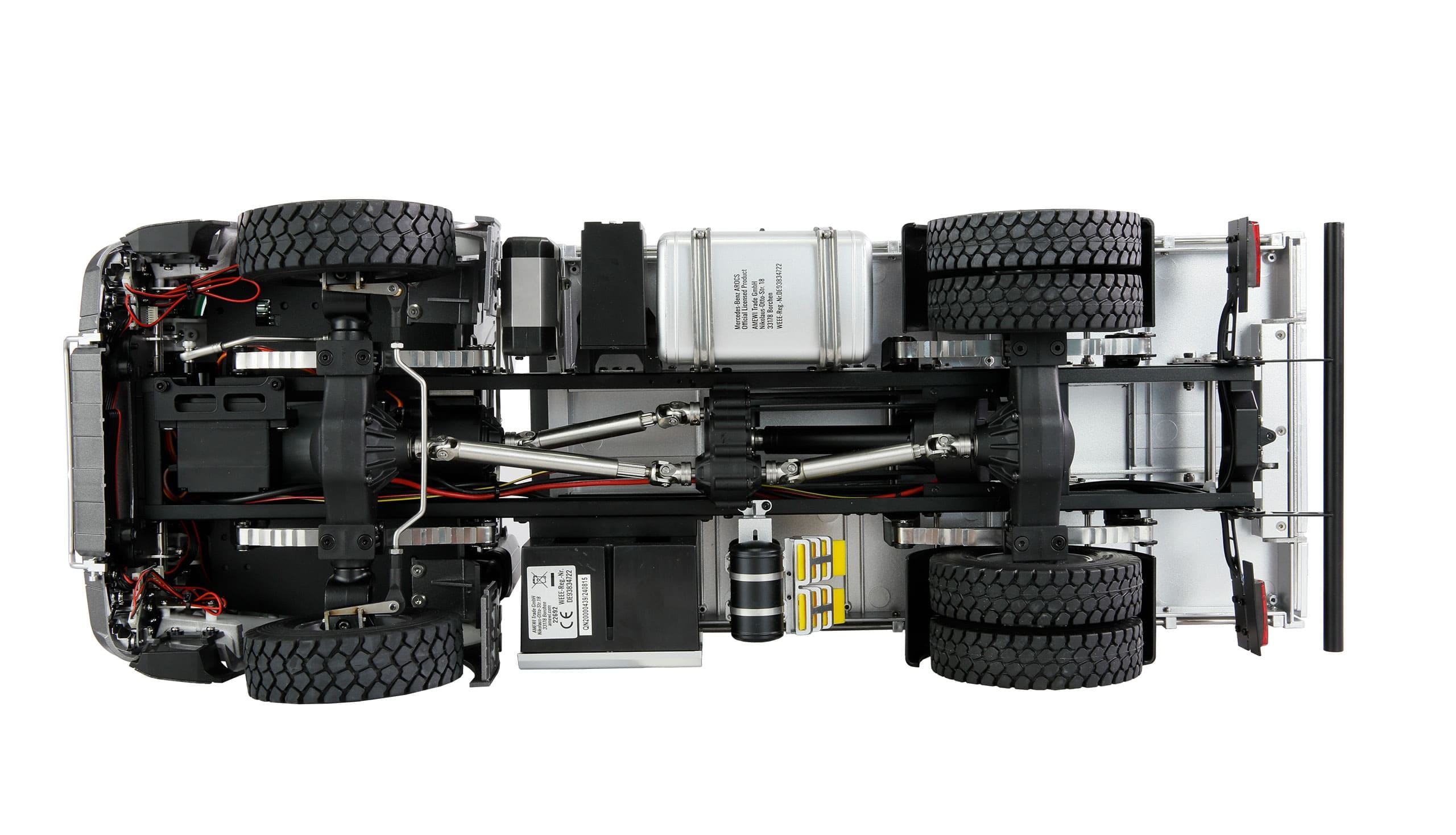 Mercedes-Benz Arocs 4x4 Muldenkipper 1_14 RTR in Anthrazit