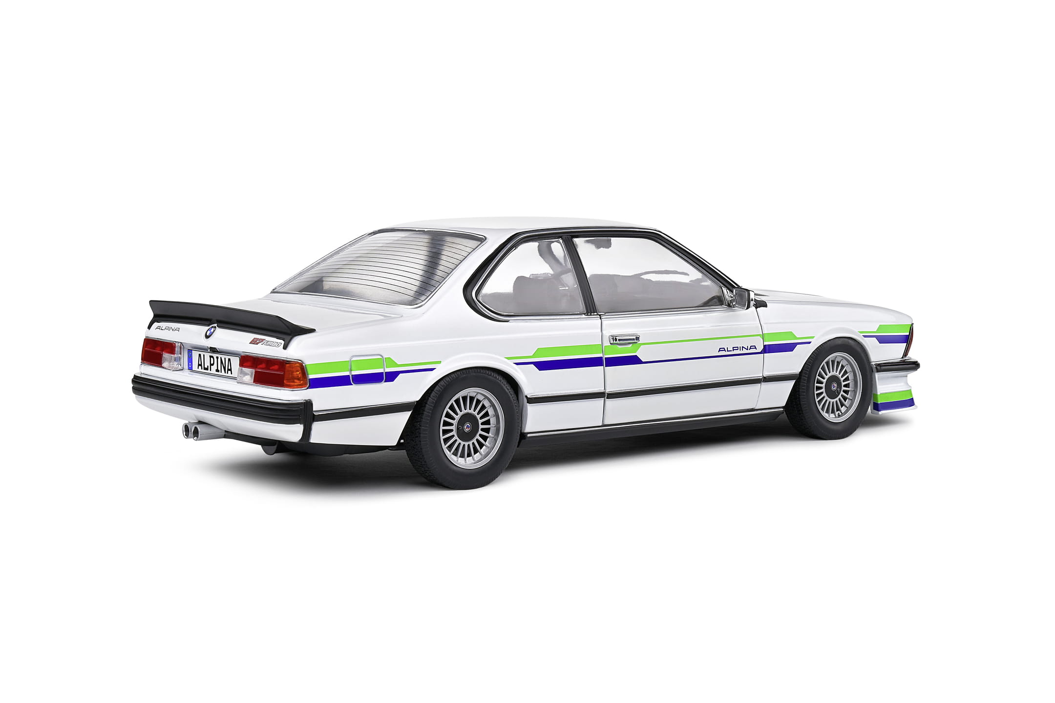 Solido Alpina B7 Turbo E24 1984 Weiss Standmodellauto im Massstab 1_18