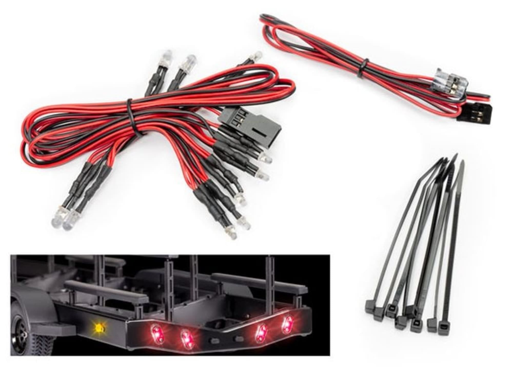 Traxxas LED-Set fuer Boot-Anhaenger fuer fuer TRX10350 und TRX10650 fuer RC Modelle