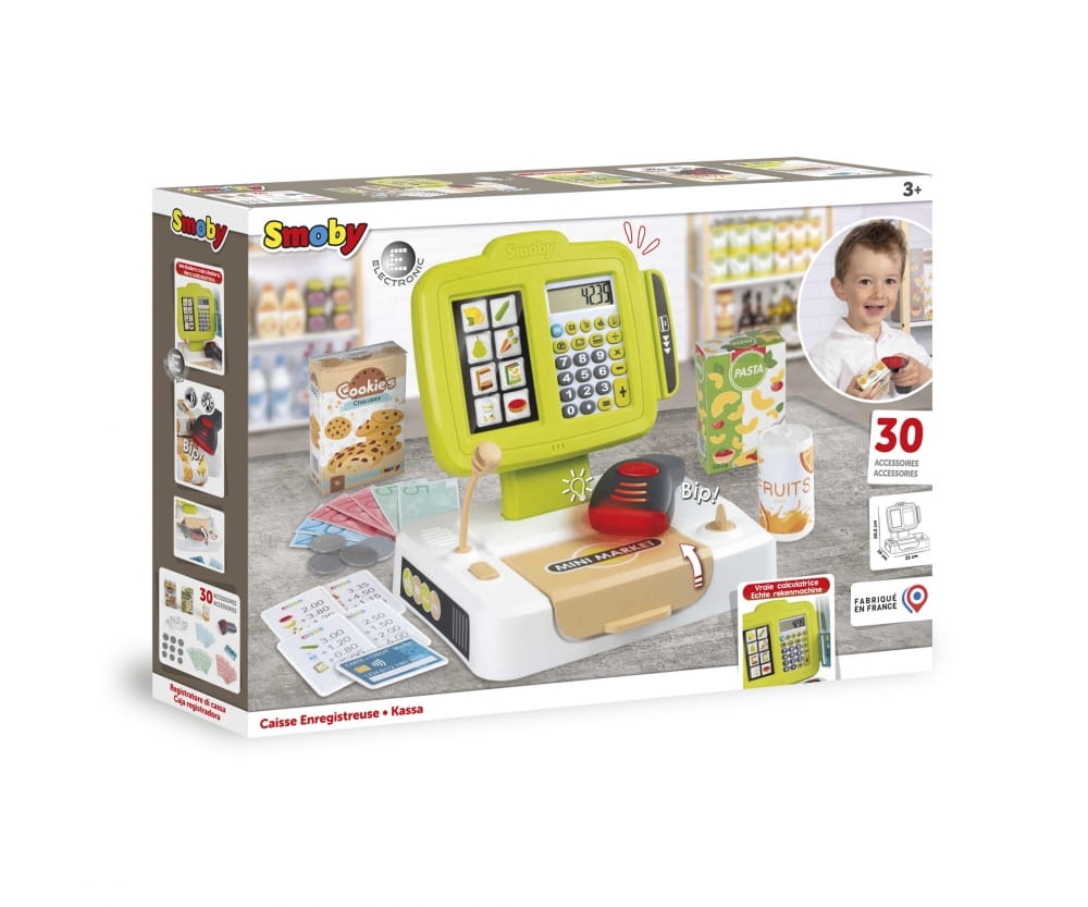 Smoby Elektronische Supermarktkasse Smoby Elektronische Supermarktkasse
