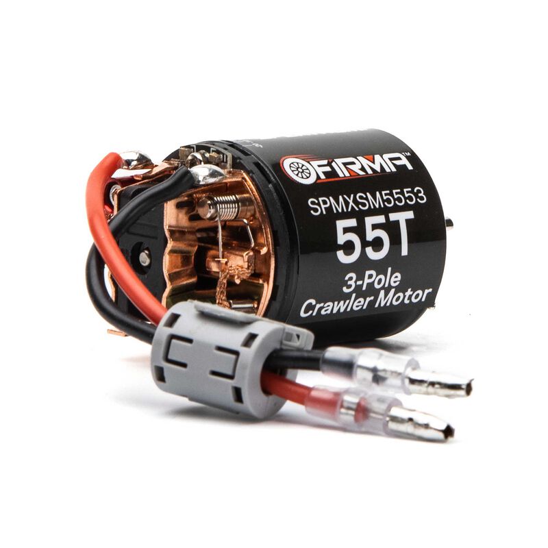 Spektrum Firma 55T Rebuildable 3 Pole Brushed Crawler Motor