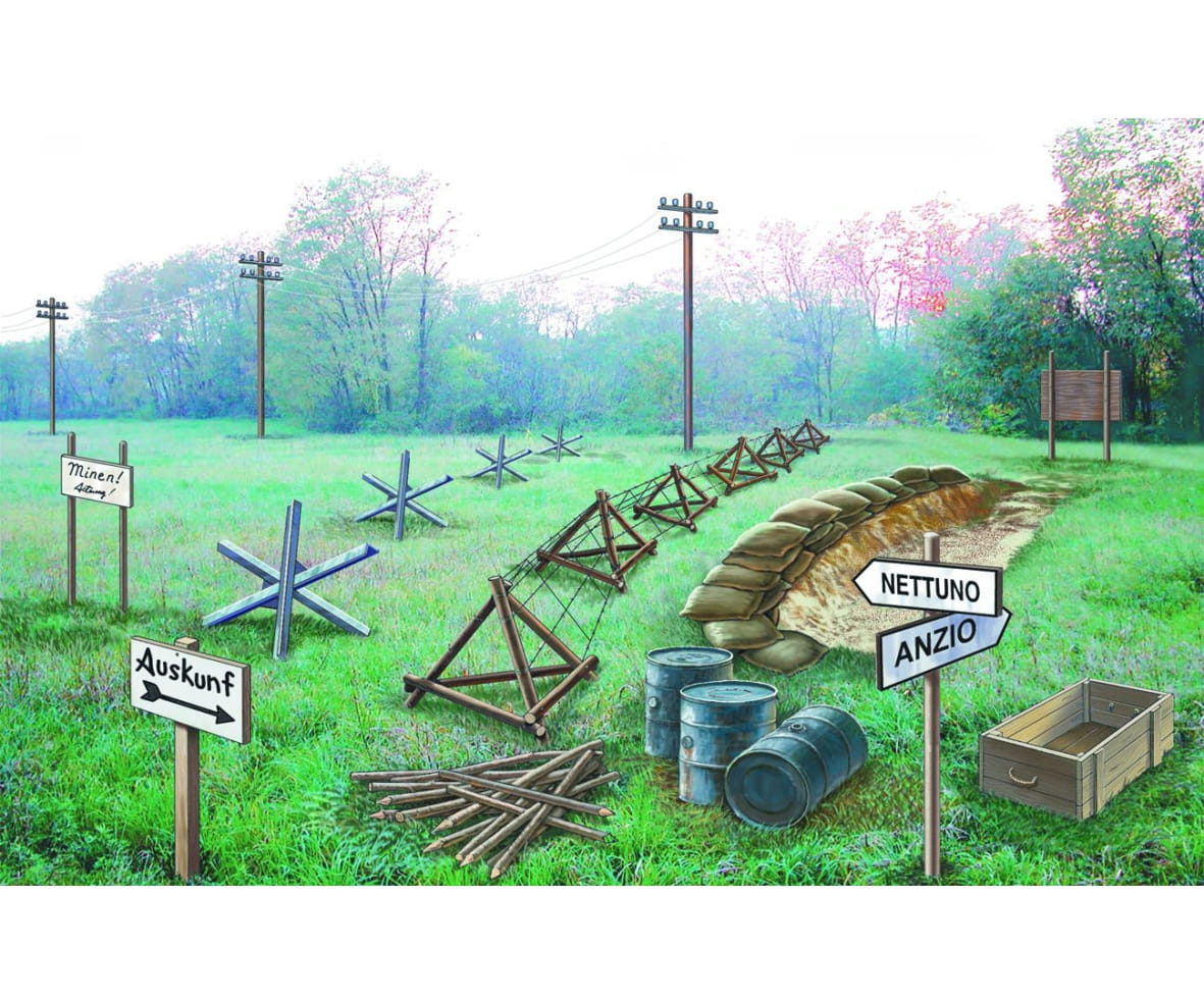 Italeri 1:72 Zubehör Schlachtfeld WWII Italeri 1_72 Zubehoer Schlachtfeld WWII - RC-Zubehoer