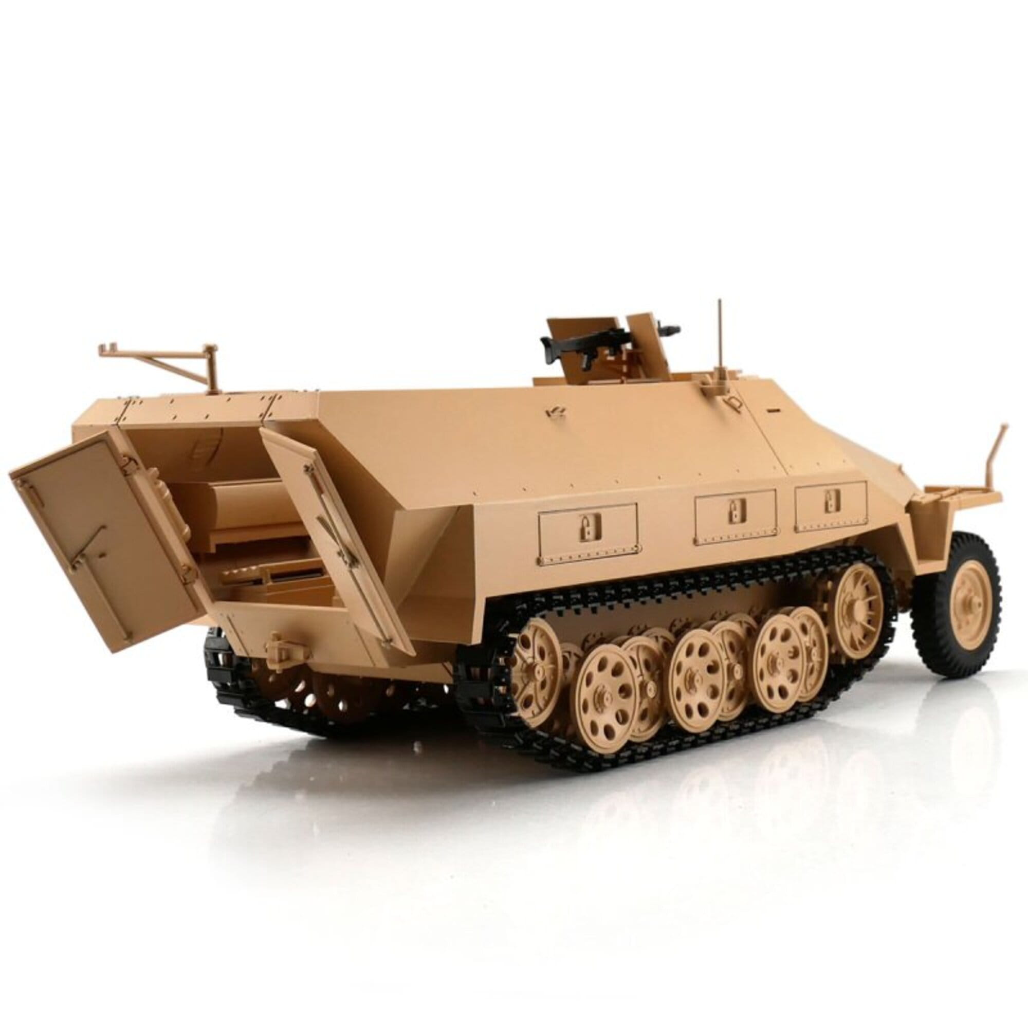 Torro 1_16 RC Modell Sd_ Kfz_ 251_1 Ausf. D in sandfarbe mit funktionalen Details