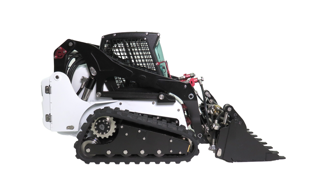 Thicon 1_14 Kompaktlader mit Kettenfahrwerk weiss_schwarz RTR m. RC - RC-Zubehoer