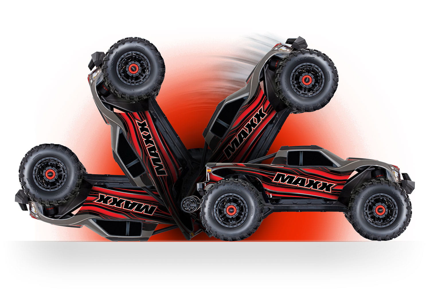 Traxxas WideMAXX Rock - Extreme Leistung - Geschwindigkeit Traxxas RC Monstertruck Wide MAXX 1:10 RTR TSM Brushless SR VXL Rock N Roll