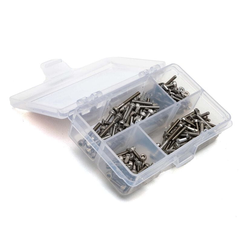 Dynamite Stainless Steel Screw Set_ Axial SCX 10 II - RC-Zubehoer