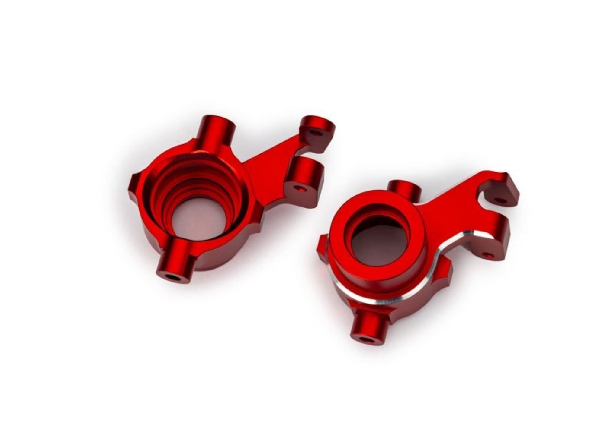 Traxxas Lenkhebel vo Aluminium rot _2_ fuer Maxx _ Maxx Slash fuer RC Modelle