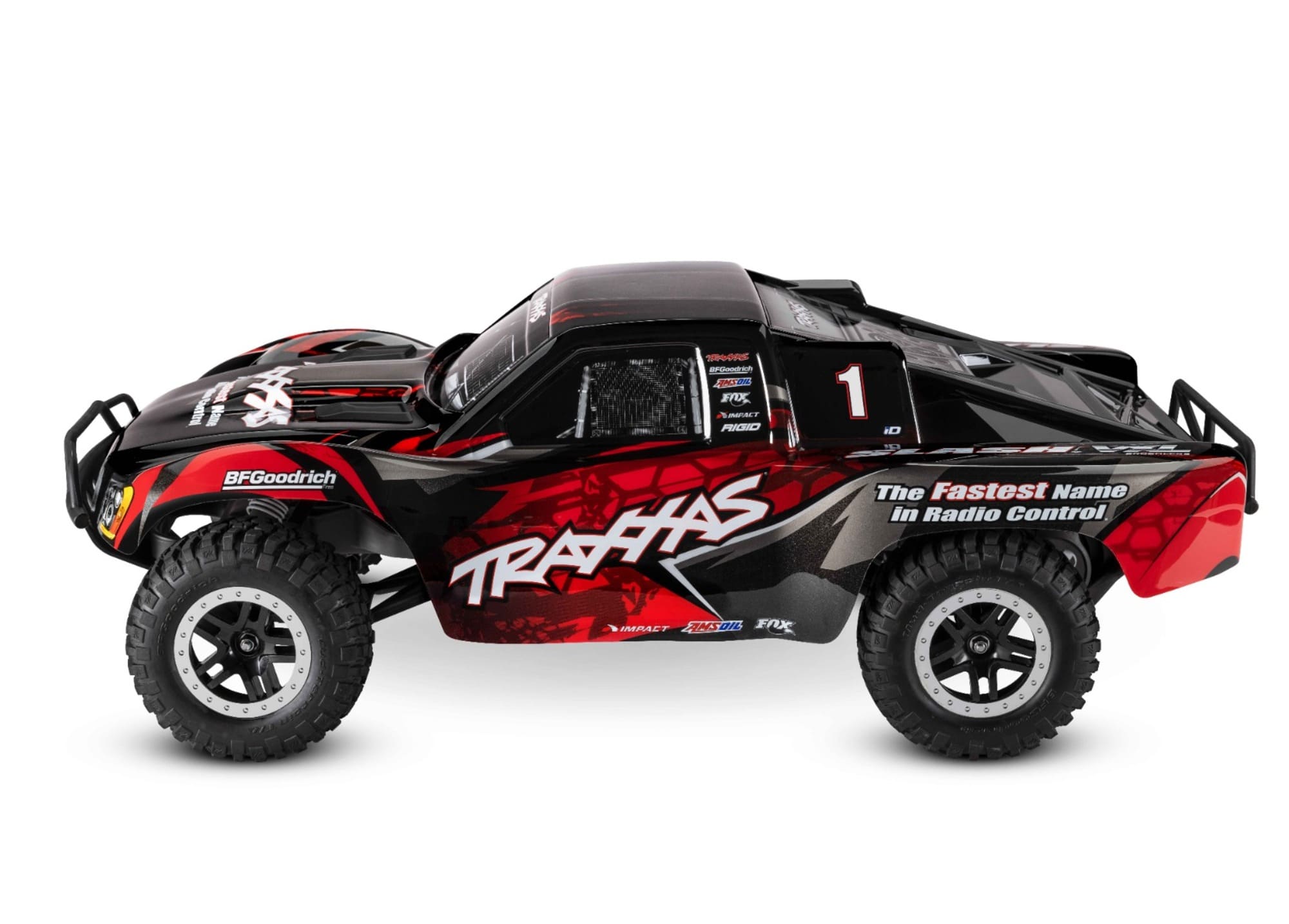 Traxxas Slash VXL Rot 2WD Short Course Truck 1_10 mit Clipless-Karosserie