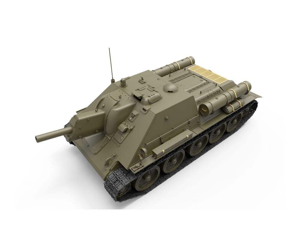Plastikmodellbau von Miniart 1-35 su 122 mit prod m interieur