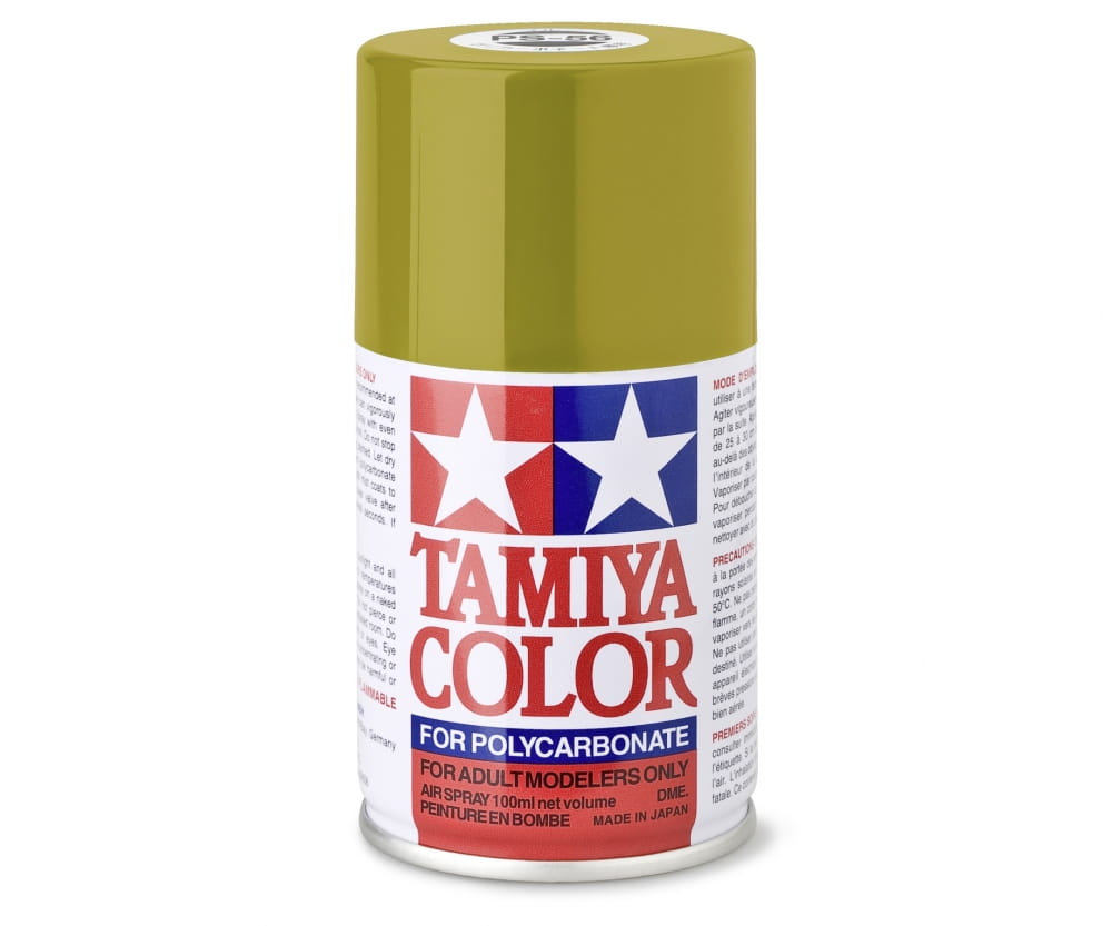 Tamiya PS-56 Mustard Yellow Sprühfarbe 100ml für Polycarbonat ( Lexanfarbe )