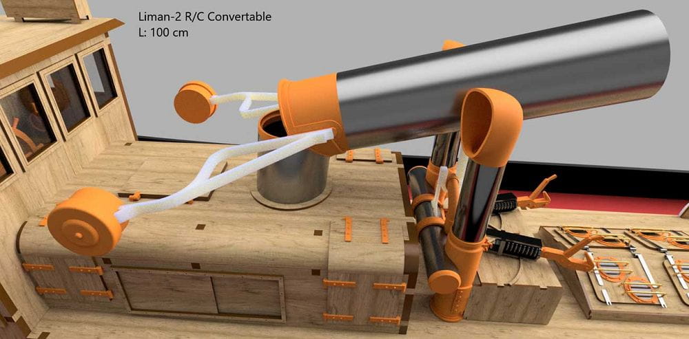 Türkmodel RC Schiff Liman 2 Hist. Dampfschle