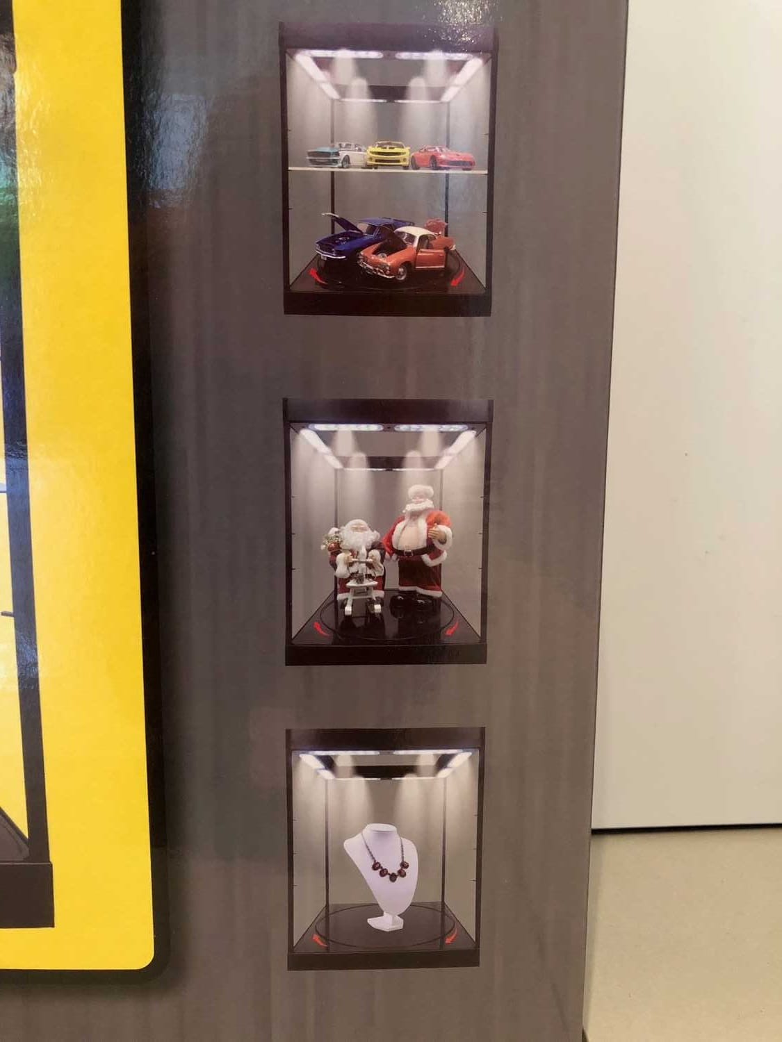 Triple9 Modellauto Vitrine mit LED und Drehteller fuer 1_18 Modelle