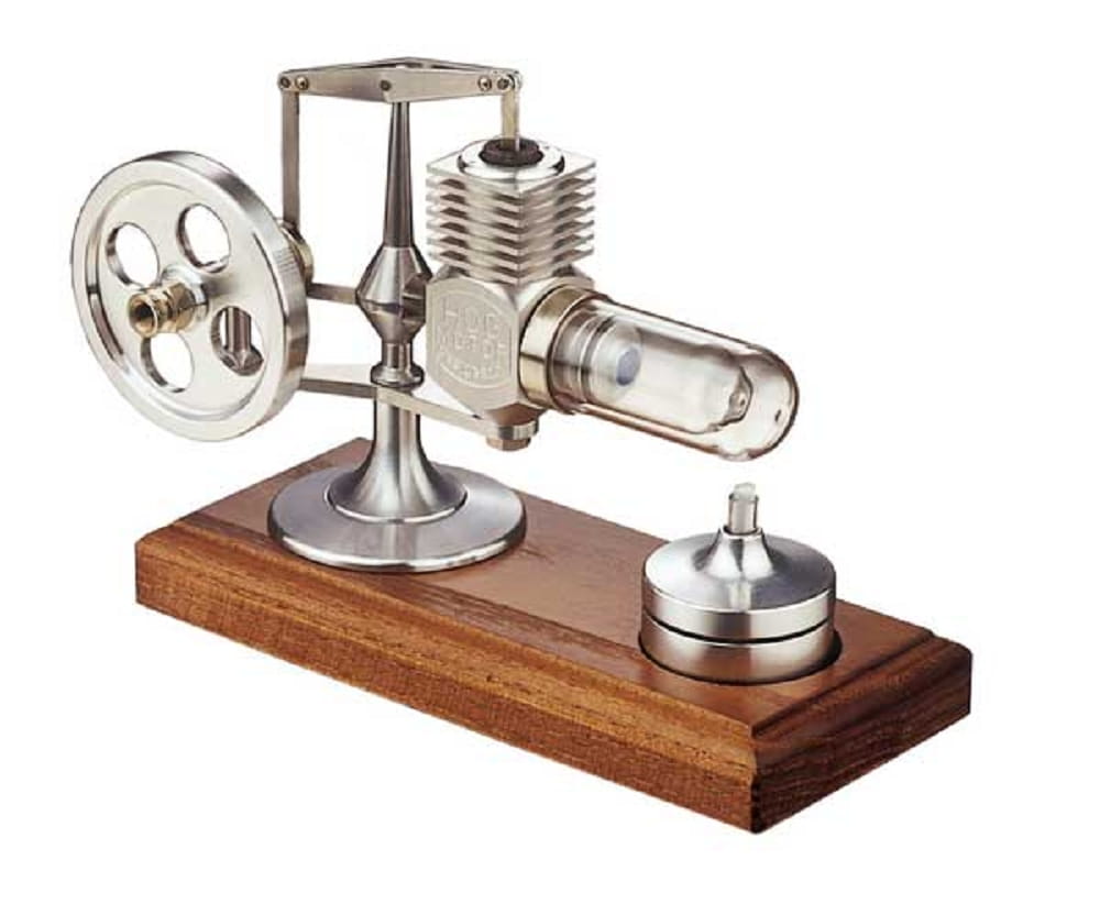 Krick Stirlingmotor Alu montiert