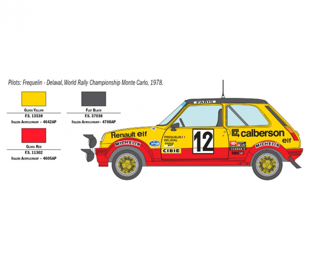 Italeri 1:24 Renault R5 Rally