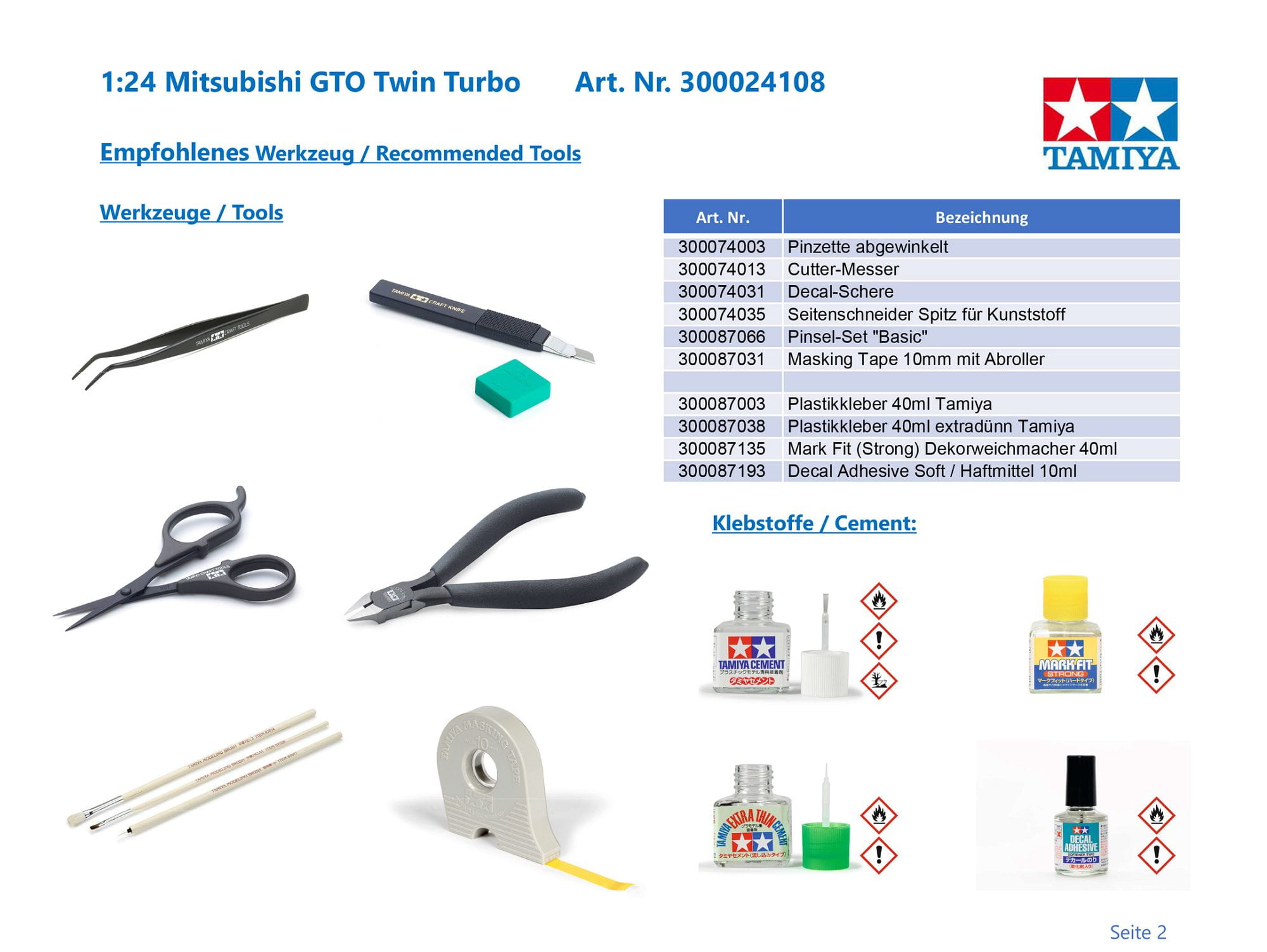 Tamiya Photoaetz Handlauf_Reling Set A 1_350 Plastik Modellbau Bausatz Zubehoer - RC-Zubehoer