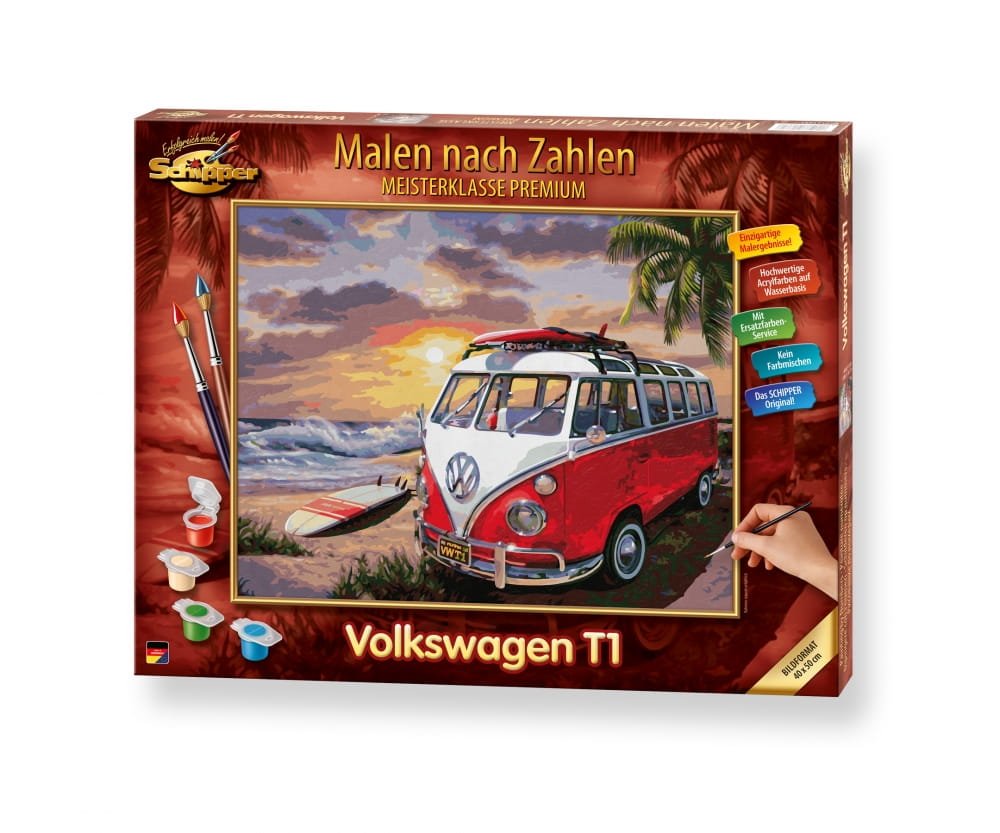 Schipper Malen Nach Zahlen Volkswagen T1 Schipper Malen Nach Zahlen Volkswagen T1