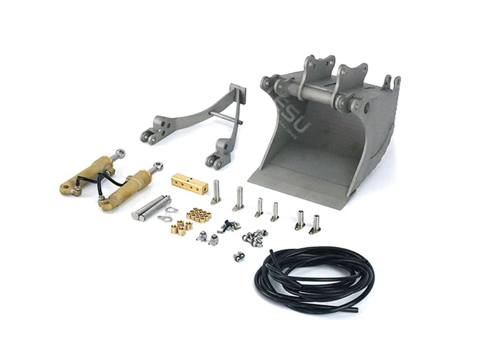 Lesu Greifschaufel hydraulisch fuer 36t-Bagger - RC-Zubehoer