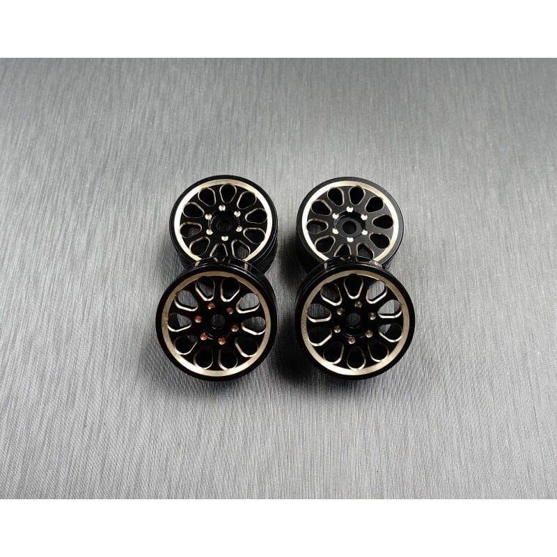 SAMIX brass wheel set fuer SCX-24 4 pcs - RC-Zubehoer