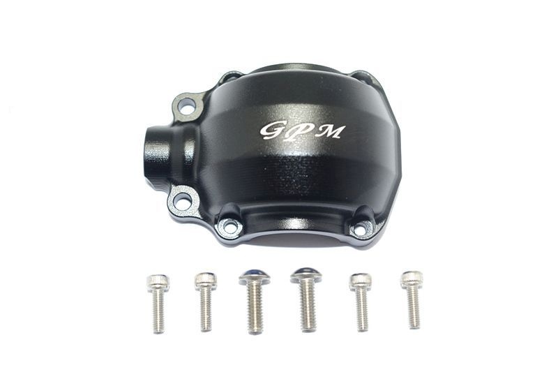 GPM Alu Getriebegehäuse vorn schwarz für Traxxas UDR