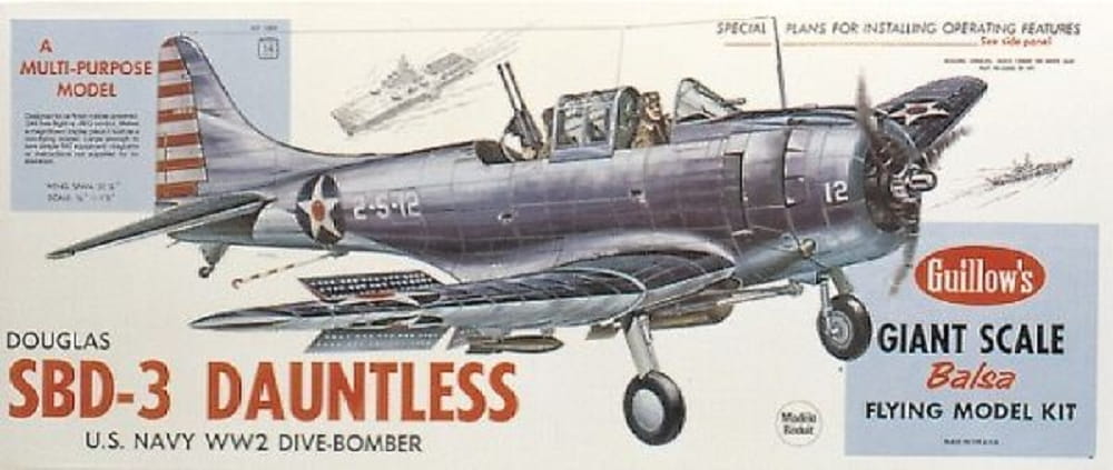 Guillow's Freiflugmodell SBD-3 Dauntless 1:16 Scale Wurfgleiter Flieger Balsabausatz Guillow's Freiflugmodell SBD-3 Dauntless 1:16 Scale Wurfgleiter Flieger Balsabausatz