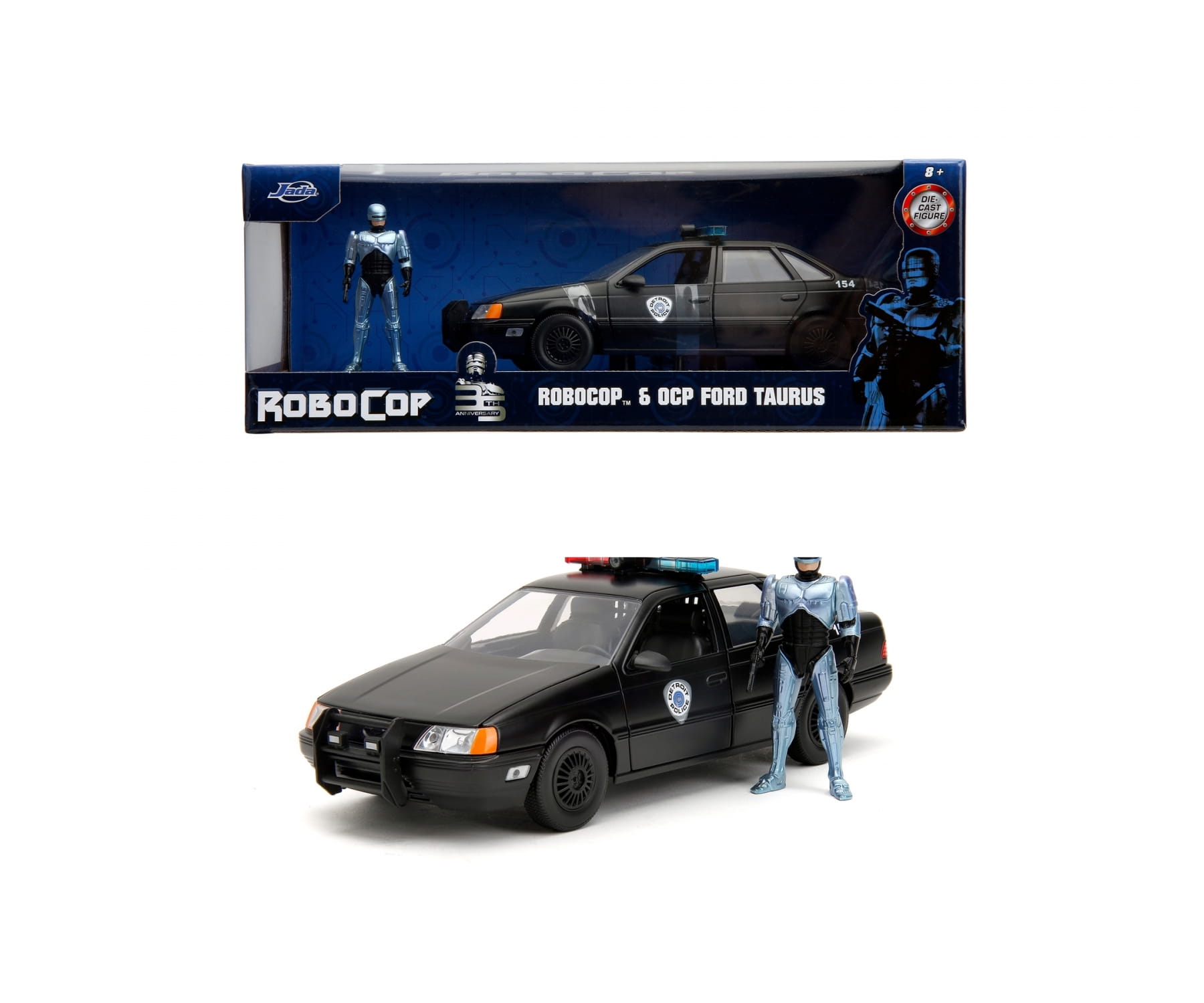 Jada Robocop 1986 Ford Tarus 1:24